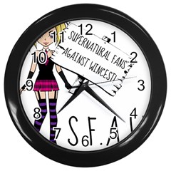 S F A W  Wall Clocks (black)