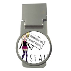 S F A W  Money Clips (round)  by badwolf1988store