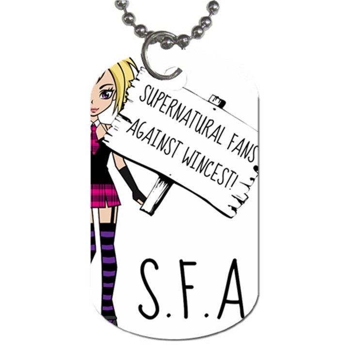 S.F.A.W. Dog Tag (Two Sides)