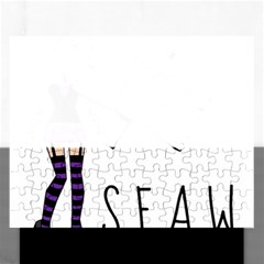 S F A W  Rectangular Jigsaw Puzzl by badwolf1988store