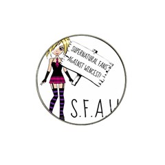 S F A W  Hat Clip Ball Marker (4 Pack) by badwolf1988store