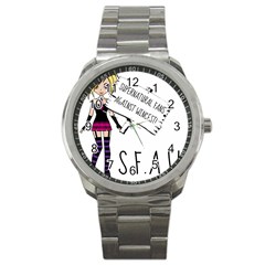 S F A W  Sport Metal Watch by badwolf1988store