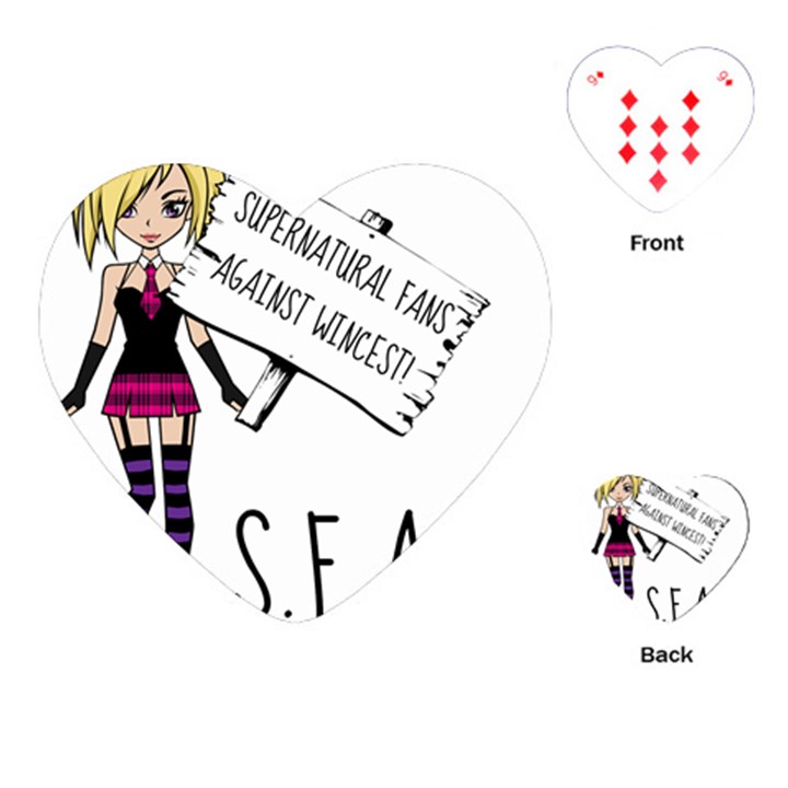 S.F.A.W. Playing Cards (Heart) 