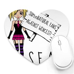 S F A W  Heart Mousepads