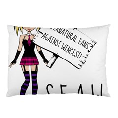 S F A W  Pillow Case (two Sides) by badwolf1988store