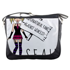 S F A W  Messenger Bags by badwolf1988store