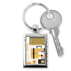 Web Design Mockup Web Developer Key Chains (rectangle)  by Nexatart