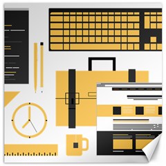 Web Design Mockup Web Developer Canvas 12  X 12   by Nexatart