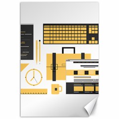 Web Design Mockup Web Developer Canvas 12  X 18   by Nexatart