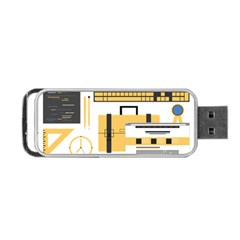 Web Design Mockup Web Developer Portable Usb Flash (two Sides) by Nexatart