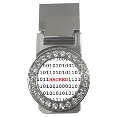 Binary Black Cyber Data Digits Money Clips (cz)  by Nexatart