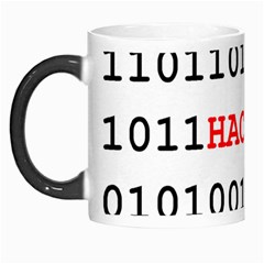 Binary Black Cyber Data Digits Morph Mugs by Nexatart