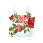 Flower Rose Pink Red Romantic Full Print Recycle Bags (S)  Front