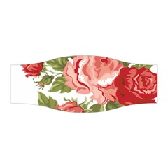 Flower Rose Pink Red Romantic Stretchable Headband by Nexatart