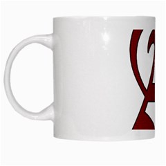 The Scarlet Letter White Mugs by Valentinaart