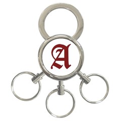 The Scarlet Letter 3-ring Key Chains by Valentinaart