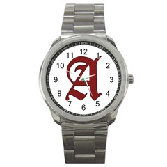 The Scarlet Letter Sport Metal Watch by Valentinaart