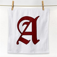 The Scarlet Letter Face Towel by Valentinaart