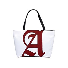 The Scarlet Letter Shoulder Handbags by Valentinaart