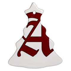 The Scarlet Letter Christmas Tree Ornament (two Sides) by Valentinaart