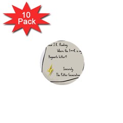 Dear J K  Rowling    1  Mini Buttons (10 Pack)  by badwolf1988store