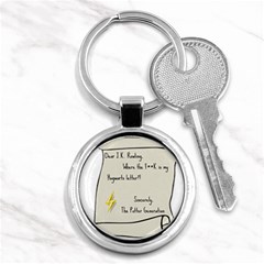 Dear J K  Rowling    Key Chains (round)  by badwolf1988store