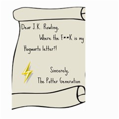 Dear J K  Rowling    Large Garden Flag (two Sides) by badwolf1988store