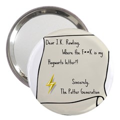 Dear J K  Rowling    3  Handbag Mirrors by badwolf1988store