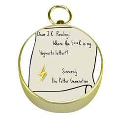 Dear J K  Rowling    Gold Compasses by badwolf1988store