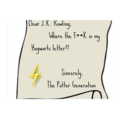 Dear J K  Rowling    Double Sided Flano Blanket (mini)  by badwolf1988store