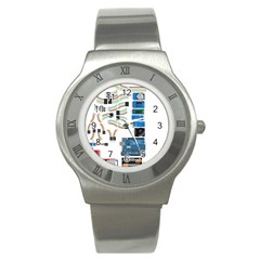 Arduino Arduino Uno Electronic Stainless Steel Watch by Nexatart