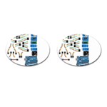 Arduino Arduino Uno Electronic Cufflinks (Oval) Front(Pair)