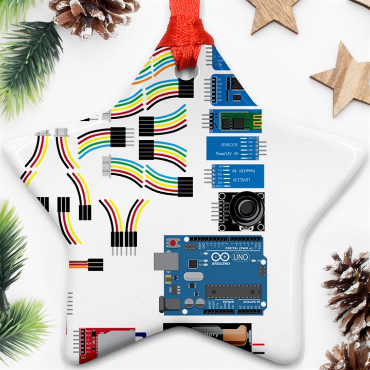 Arduino Arduino Uno Electronic Star Ornament (Two Sides)