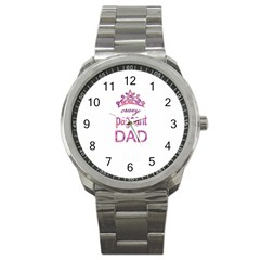 Crazy Pageant Dad Sport Metal Watch by Valentinaart