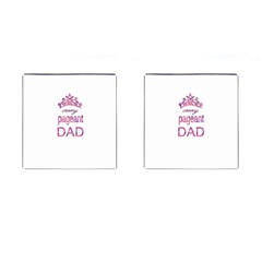 Crazy Pageant Dad Cufflinks (square) by Valentinaart