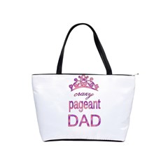 Crazy Pageant Dad Shoulder Handbags by Valentinaart