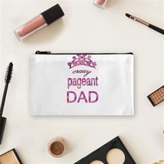 Crazy Pageant Dad Cosmetic Bag (small)  by Valentinaart