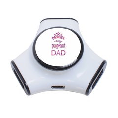 Crazy Pageant Dad 3-port Usb Hub by Valentinaart