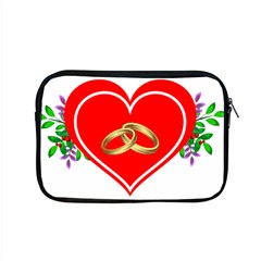 Heart Flowers Ring Apple Macbook Pro 15  Zipper Case