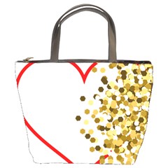 Heart Transparent Background Love Bucket Bags by Nexatart