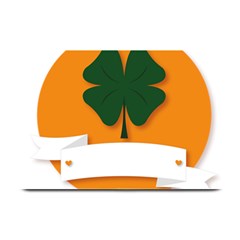 St Patricks Day Ireland Clover Plate Mats by Nexatart