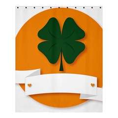 St Patricks Day Ireland Clover Shower Curtain 60  X 72  (medium)  by Nexatart