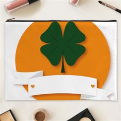 St Patricks Day Ireland Clover Cosmetic Bag (xxxl)  by Nexatart