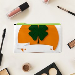 St Patricks Day Ireland Clover Cosmetic Bag (xs) by Nexatart