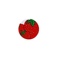 Strawberry Holidays Fragaria Vesca 1  Mini Buttons by Nexatart