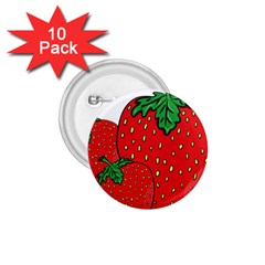 Strawberry Holidays Fragaria Vesca 1 75  Buttons (10 Pack) by Nexatart