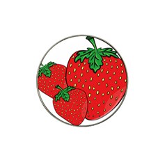 Strawberry Holidays Fragaria Vesca Hat Clip Ball Marker (4 Pack) by Nexatart