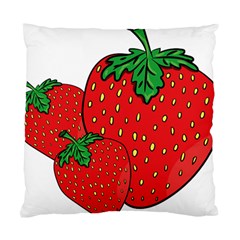 Strawberry Holidays Fragaria Vesca Standard Cushion Case (two Sides)