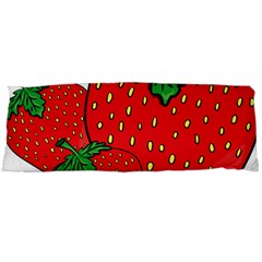 Strawberry Holidays Fragaria Vesca Body Pillow Case (dakimakura) by Nexatart