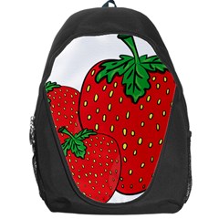 Strawberry Holidays Fragaria Vesca Backpack Bag by Nexatart